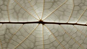 Close up texture leaf structure macro photography, abstract texture, Generative AI illustration photo