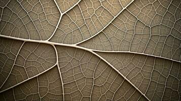 Close up texture leaf structure macro photography, abstract texture, Generative AI illustration photo