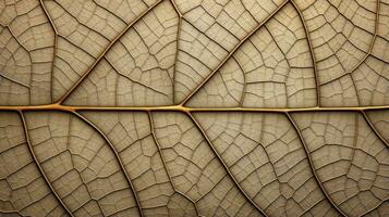 Close up texture leaf structure macro photography, abstract texture, Generative AI illustration photo