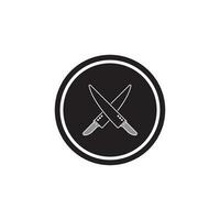 knife icon vector