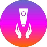 Hand Cream Vector Icon Design