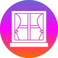 Window Vector Icon Design