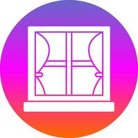 diseño de icono de vector de ventana