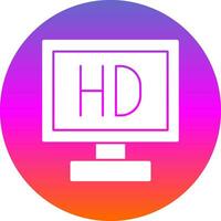 Video display Vector Icon Design