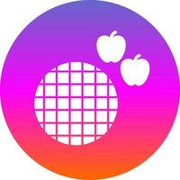 manzana tarta vector icono diseño