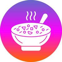 Minestrone Soup Vector Icon Design