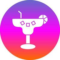 Margarita Cocktail Vector Icon Design