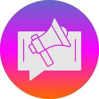 Megaphone Vector Icon Design