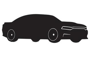 silueta coche vector símbolo icono diseño, conjunto de coche siluetas ilustraciones