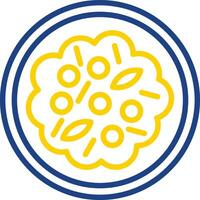 Vegetable Curry Vector Icon Design