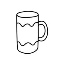 garabatear café taza vector ilustración