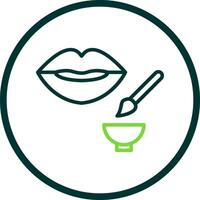 Lip Exfoliator Vector Icon Design