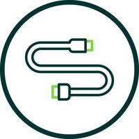 Connector and Cable Vector Icon Design