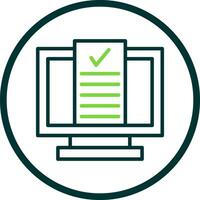 Desktop Computer Vector Icon Design