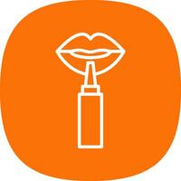 Lip Liner Vector Icon Design