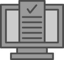 Desktop Computer Vector Icon Design