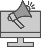 Megaphone Vector Icon Design