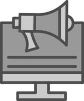 Megaphone Vector Icon Design