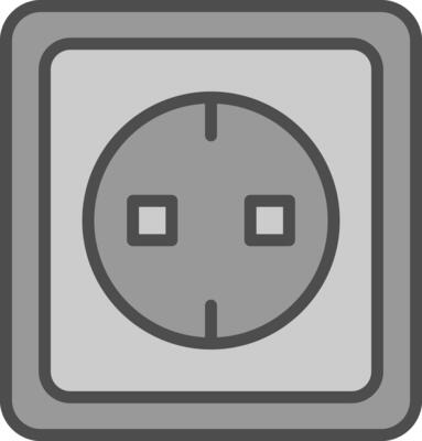 Electric socket Vector Icon Design