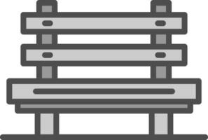 Bench Vector Icon Design