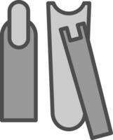 Nail Clippers Vector Icon Design