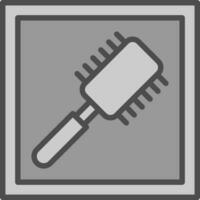 Hairbrush Vector Icon Design