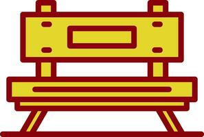 Bench Vector Icon Design