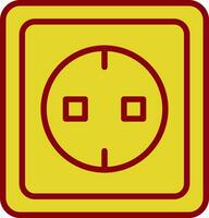 Electric socket Vector Icon Design