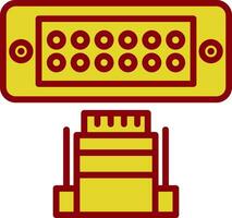 diseño de icono de vector vga