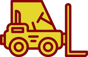 Forklift Vector Icon Design