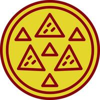 diseño de icono de vector de nachos
