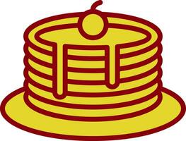 Pancakes Vector Icon Design