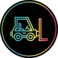 Forklift Vector Icon Design