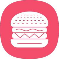 Classic Burger Vector Icon Design