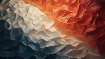 tessellated paper symphony, digital art illustration, Generative AI photo