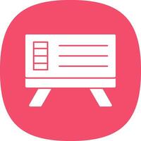 Whiteboard Vector Icon Design