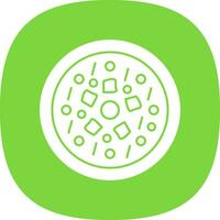 Caesar Pizza Vector Icon Design