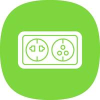Wall socket Vector Icon Design