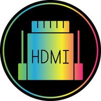 hdmi vector icono diseño