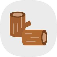 Wood Vector Icon Design