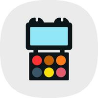 Eyeshadow Palette Vector Icon Design