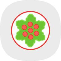 Caesar Salad Vector Icon Design