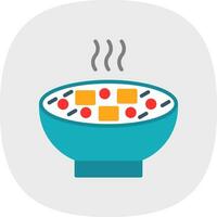 Miso Soup Vector Icon Design