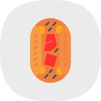 Beef Fajitas Vector Icon Design