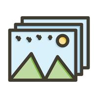 Photo Vector Thick Line Filled Colors Icon For Personal And Commercial Use.