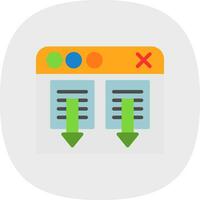 Web Browser Vector Icon Design