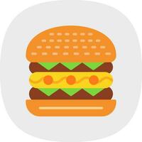 Cesar Burger Vector Icon Design