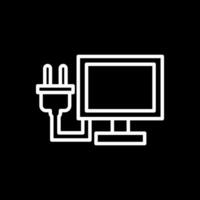 Lcd Plug Vector Icon Design