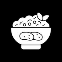 Mashed Potatoes Vector Icon Design