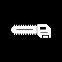 Chainsaw Vector Icon Design